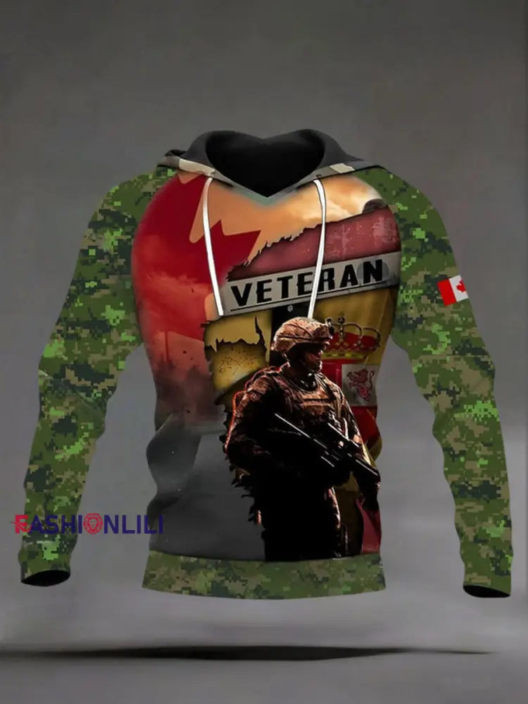 Men’s CANADA Printed Casual Sweatshirt As picture / S