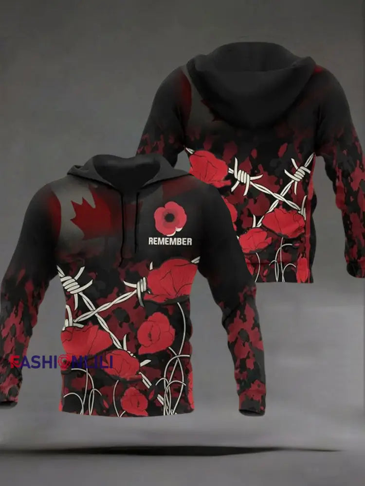 Men’s CANADA Printed Casual Sweatshirt As picture / S