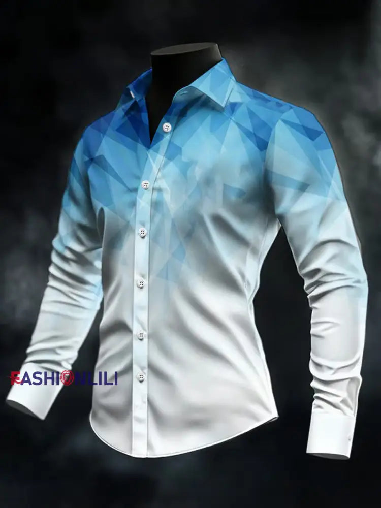 Men’s Casual Business Shirt As picture / S