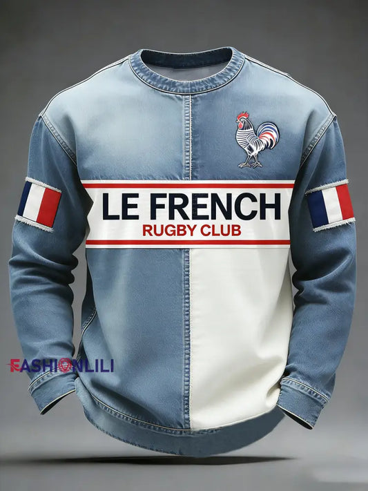 Men’s Crew Neck Sweatshirt As picture / S