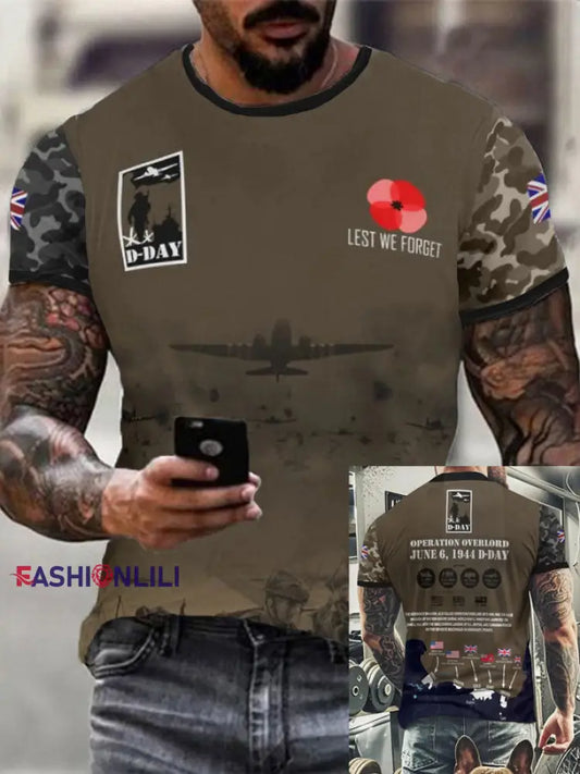 Men’s D-DAY 81ST ANNIVERSARY T-shirt As picture / S