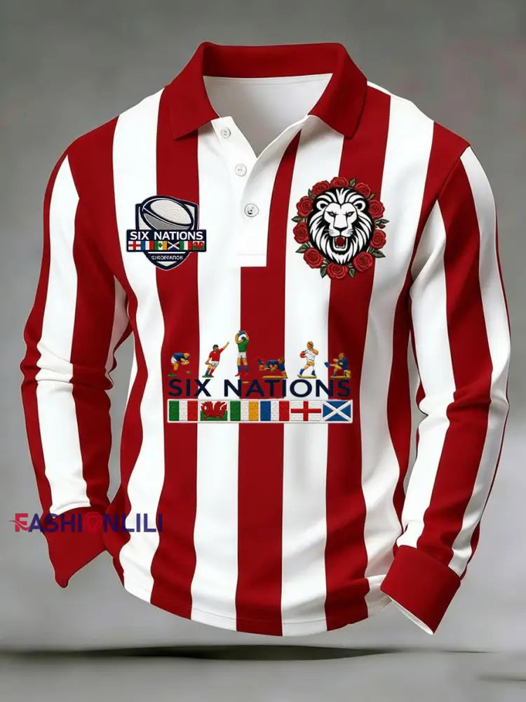 Men’s England Rugby Print Sweatshirt A / S