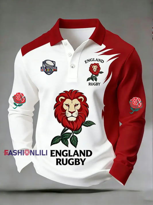 Men’s England Rugby Print Sweatshirt A / S