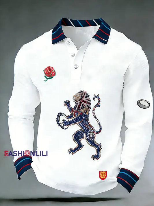 Men’s England Rugby Print Sweatshirt A / S