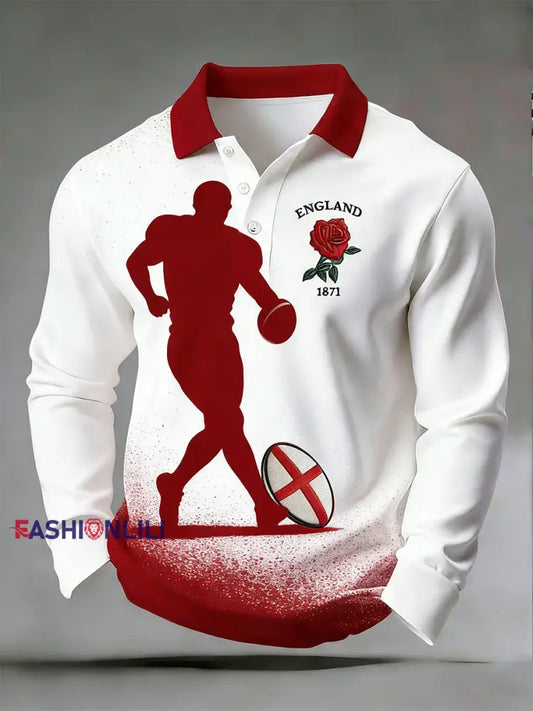 Men’s England Rugby Print Sweatshirt A / S
