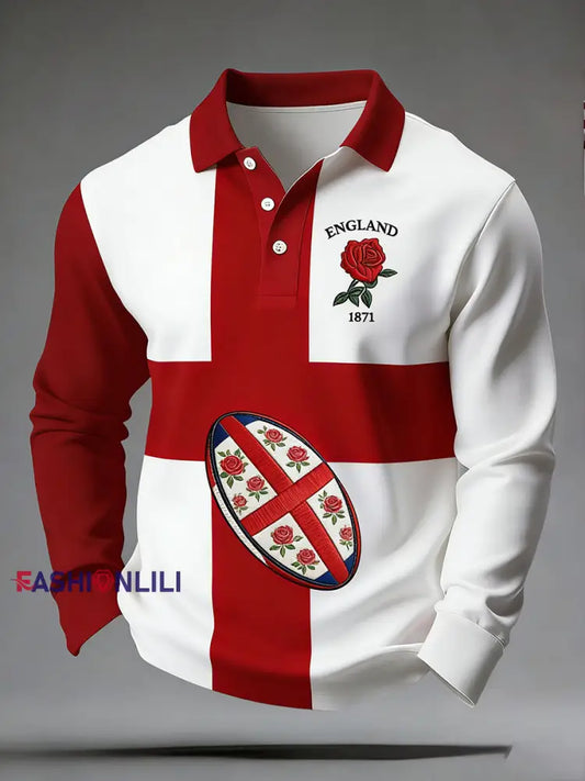 Men’s England Rugby Print Sweatshirt A / S