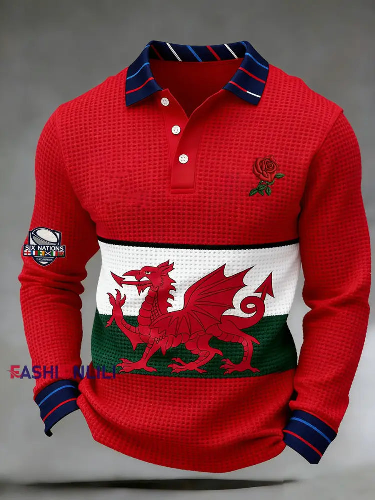 Men’s England Rugby Print Sweatshirt A / S