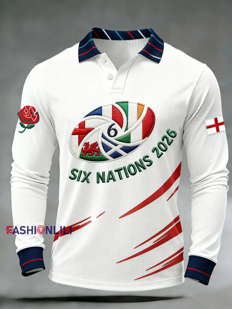 Men’s England Rugby Print Sweatshirt A / S