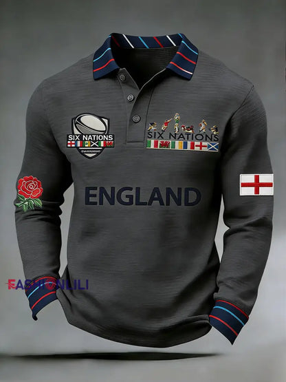 Men’s England Rugby Print Sweatshirt E / S