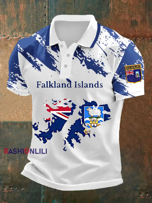 Men’s Falklands War Veteran T-shirt Blue / S