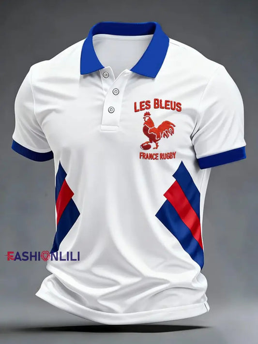 Men’s France Rugby Shirt White / S