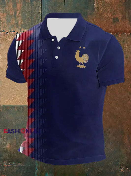 Men’s France Rugby Short Sleeve Shirt As picture / S