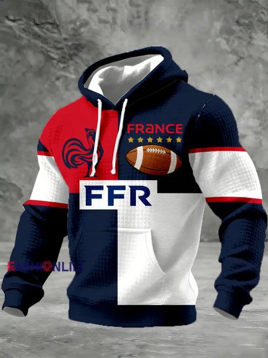 Men’s French Rugby Print Sweatshirt A / S