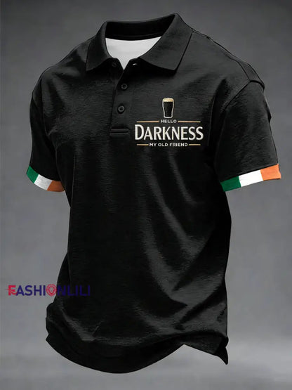 Men’s Hello Darkness My Old Friend shirt Black / S