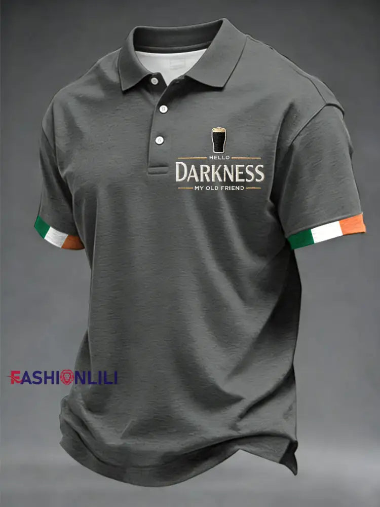 Men’s Hello Darkness My Old Friend shirt Gray / S