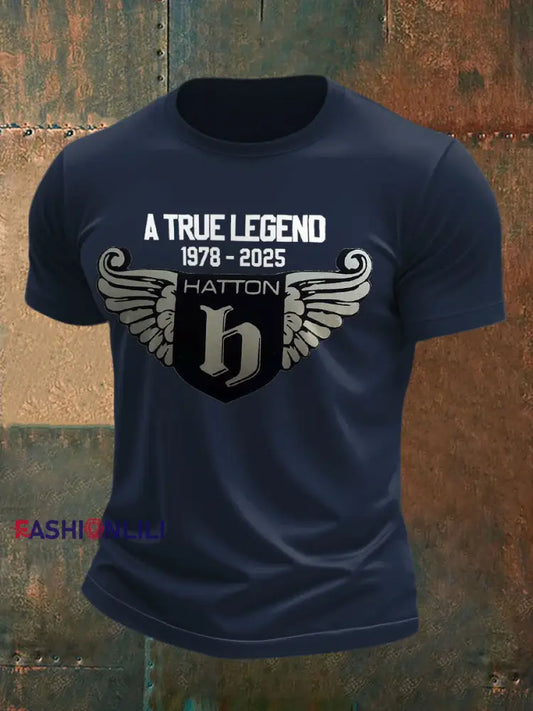 Men’s Hitman Boxing Lover Printed T-shirt Navy Blue / S