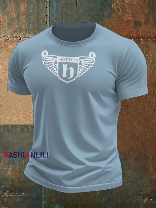 Men’s Hitman Rip Printed T-shirt Sky Blue / S
