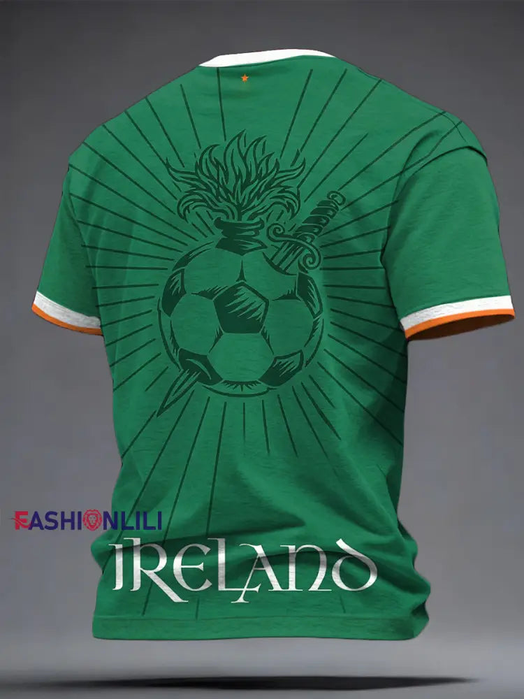 Men’s Ireland Rubgy Lover Printed T-shirt