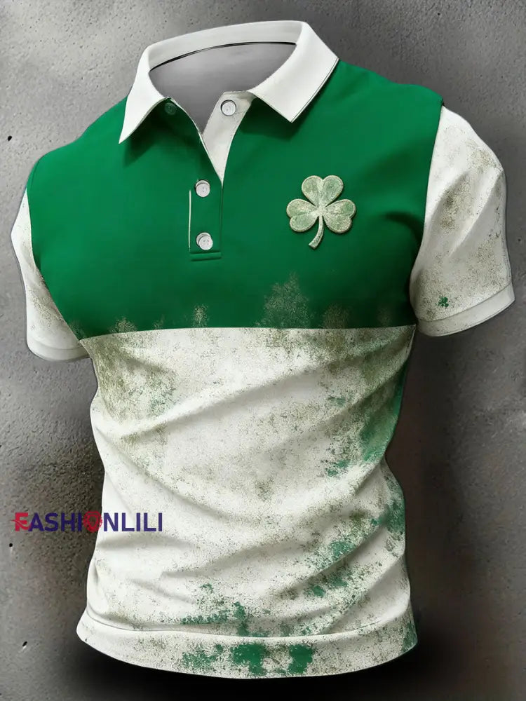 Men’s Ireland Rugby Lover Printed Casual Tops White / S