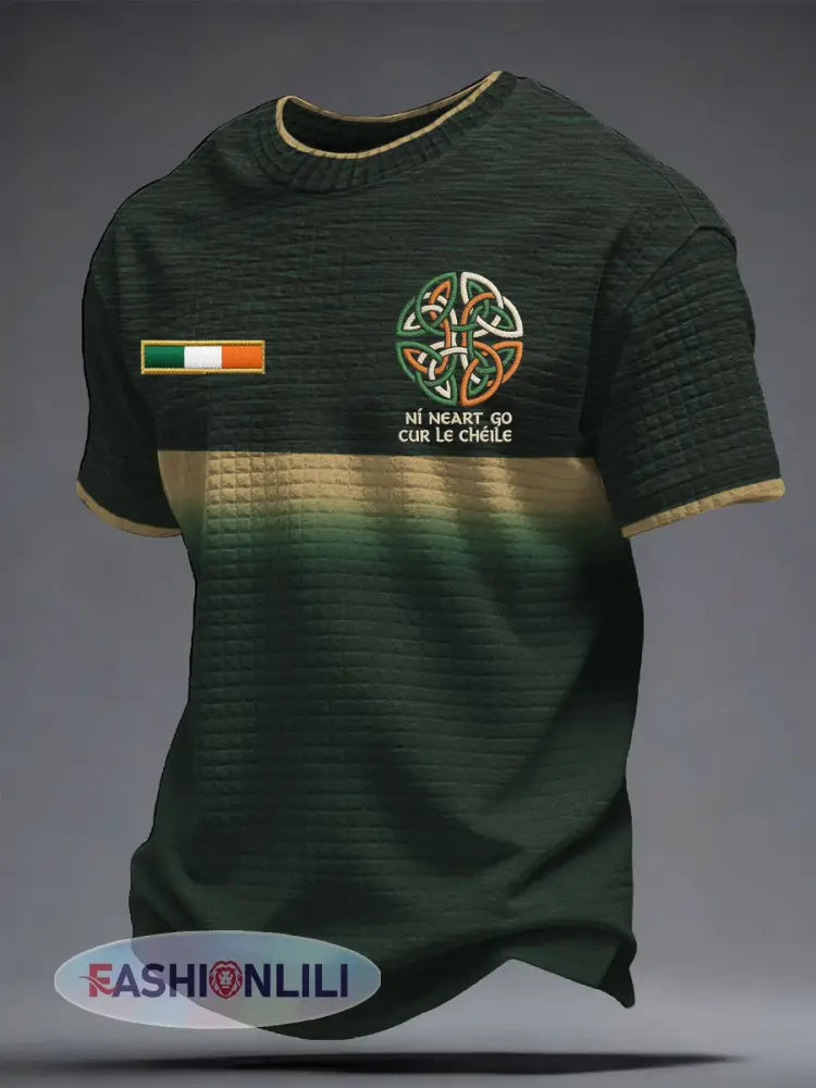 Men’s Ireland Rugby Lover Printed T-shirt - Dark Green / S