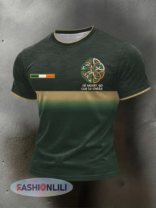 Men’s Ireland Rugby Lover Printed T-shirt - Dark Green / S