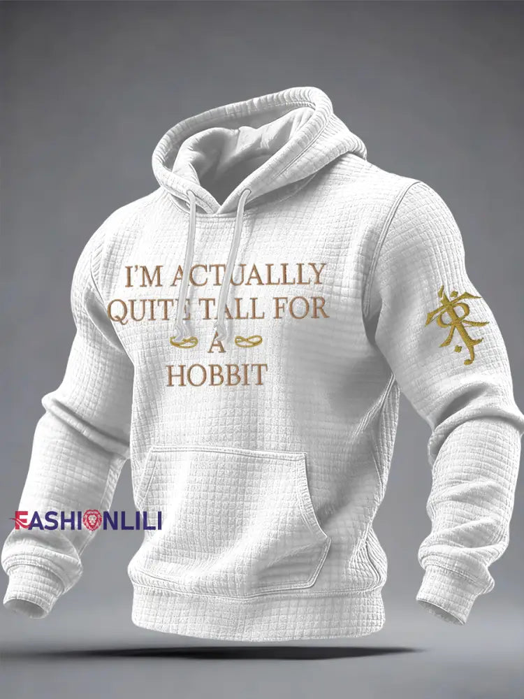 Men’s JRR Rings Books Lover Printed Hoodie White / S