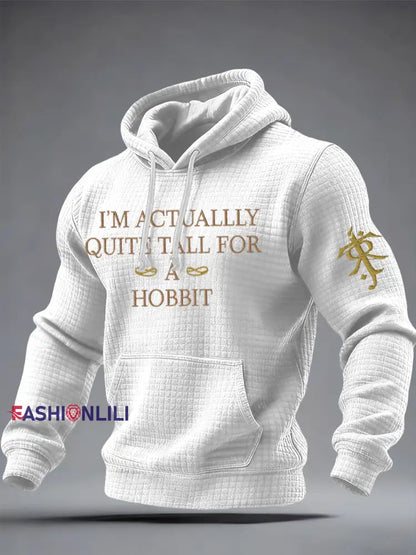 Men’s JRR Rings Books Lover Printed Hoodie White / S