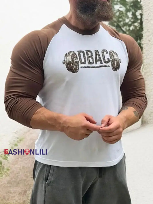 Men’s Limerick Lion Ireland’s Strongest Man DBAC Printed Tops Brown / S