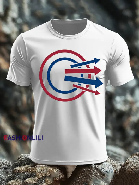 Men’s Mod T-shirt worn by Paul Weller the Jam imitation cotton short-sleeved T-shirt White / S