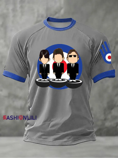 Men’s Modfather UK Music Mods Lover short sleeve t-shirt Gray / S