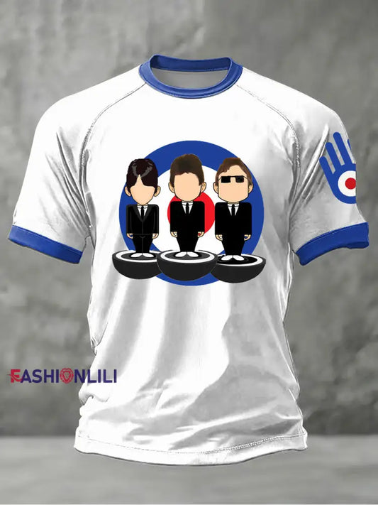 Men’s Modfather UK Music Mods Lover short sleeve t-shirt White / S