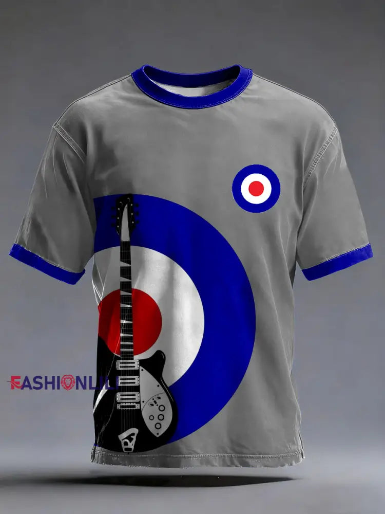 Men’s Modfather UK Music Mods Lover short sleeves t-shirt Gray / S