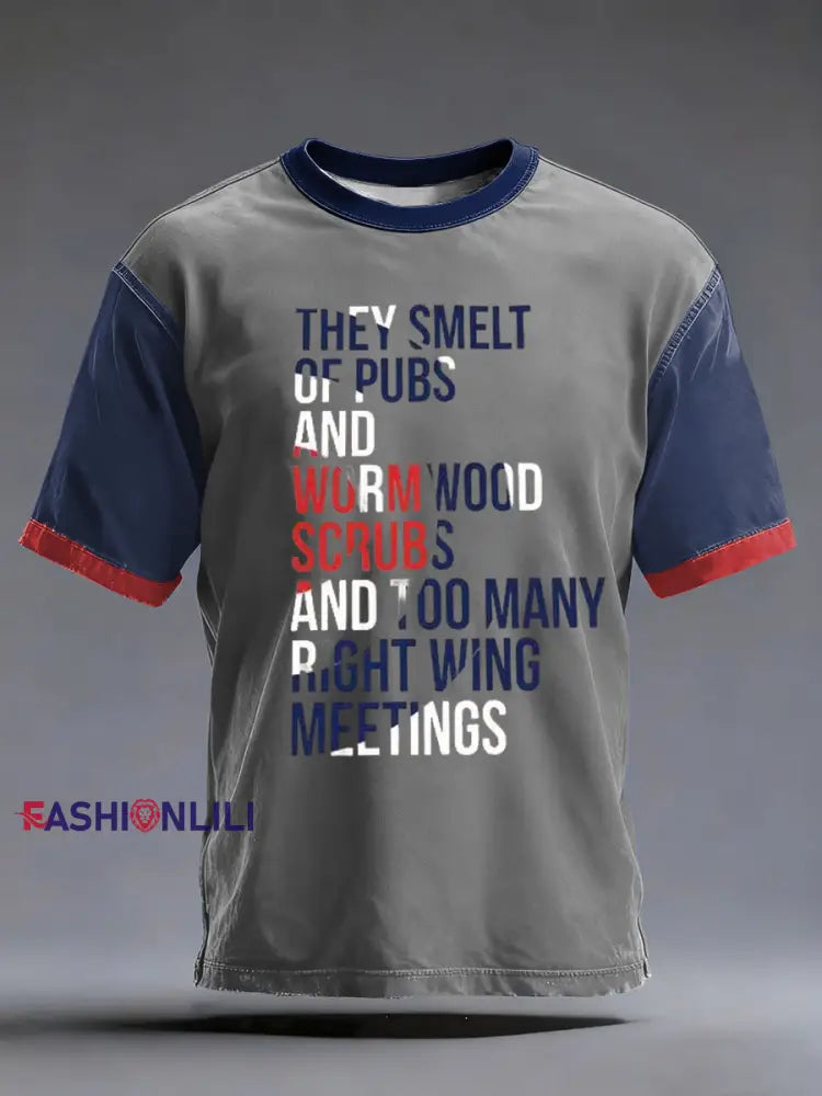 Men’s Modfather UK Music Mods Lover short sleeves t-shirt Gray / S