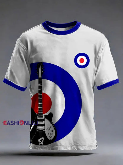 Men’s Modfather UK Music Mods Lover short sleeves t-shirt White / S