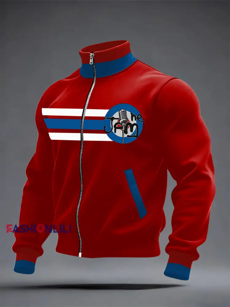 Men’s Modfather UK Music Mods Lover top Red / S