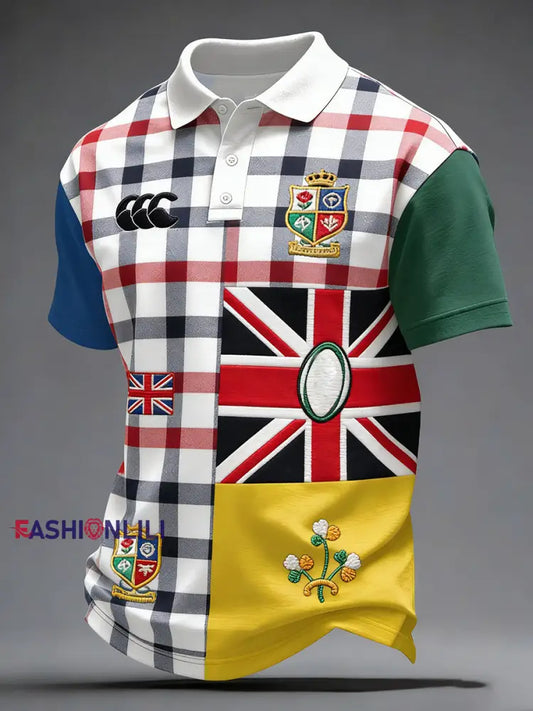 Men’s Nations of Rugby Lover Printed Casual Tops A / S