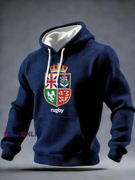 Men’s Nations of Rugby Lover Printed Hoodie A / S