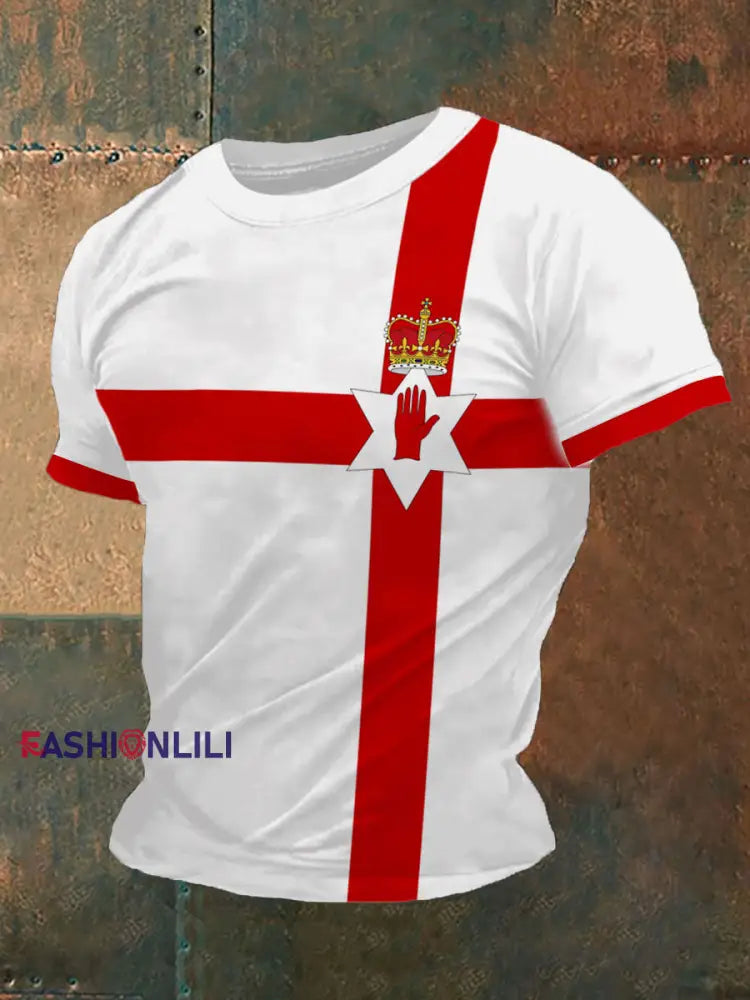 Men’s Northern Ireland Print T-Shirt White / S