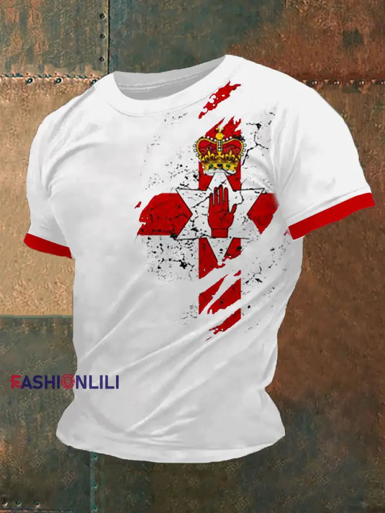 Men’s Northern Ireland Print T-Shirt White / S