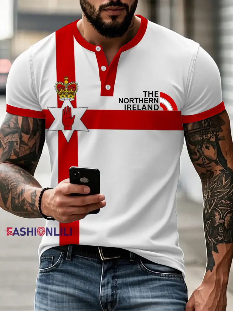 Men’s Northern Ireland T-shirt White / S