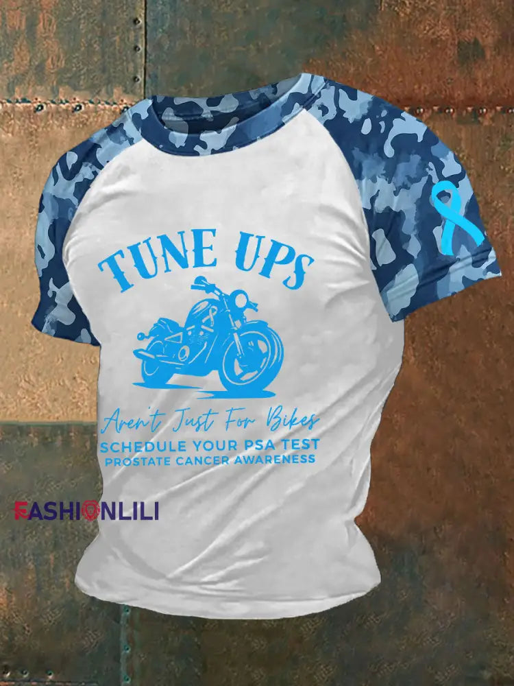 Men’s Prostate Cancer Awareness Print T Shirt White / S