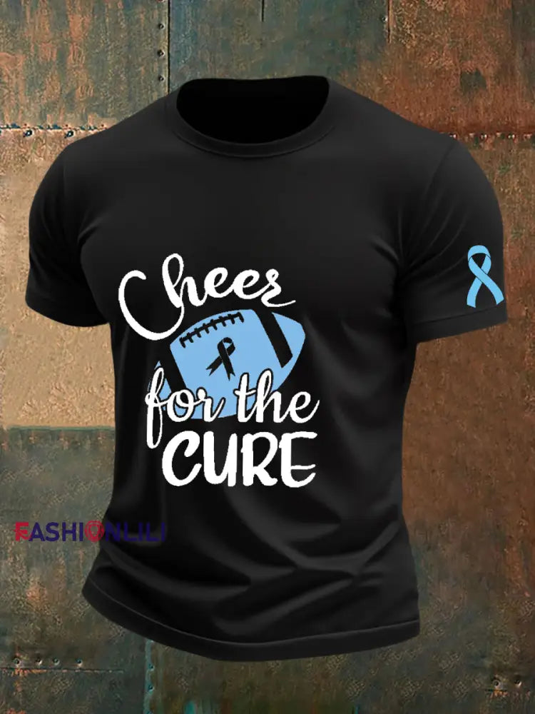 Men’s Prostate Cancer Awareness T Shirt Black / S