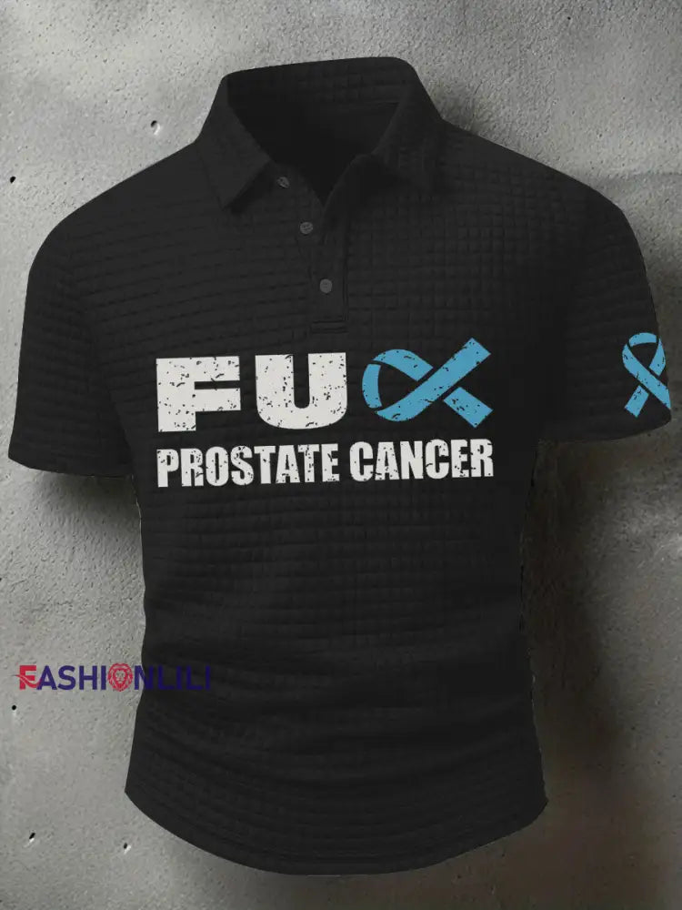 Men’s Prostate Cancer Awareness T Shirt Black / S