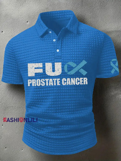 Men’s Prostate Cancer Awareness T Shirt Blue / S