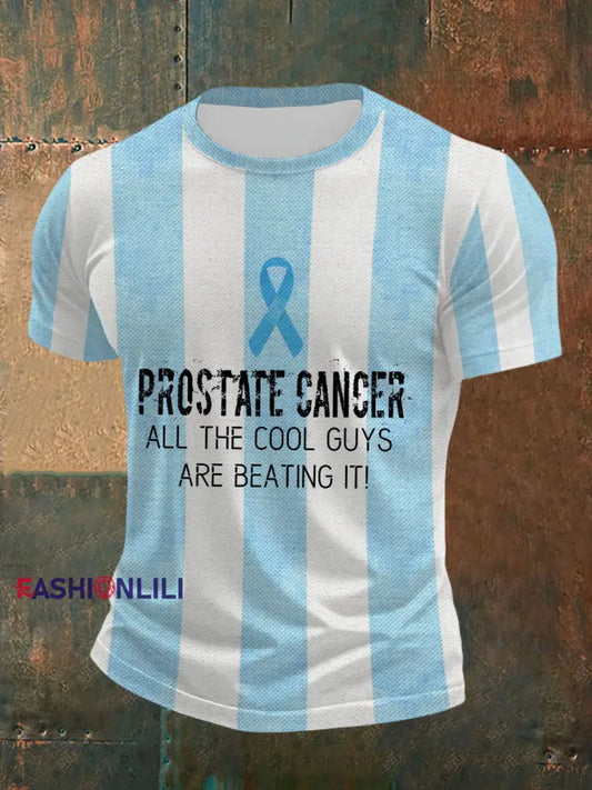 Men’s Prostate Cancer Awareness T Shirt Light Blue / S
