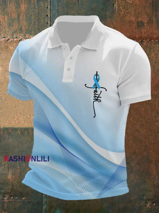 Men’s Prostate Cancer Awareness T Shirt Light Blue / S