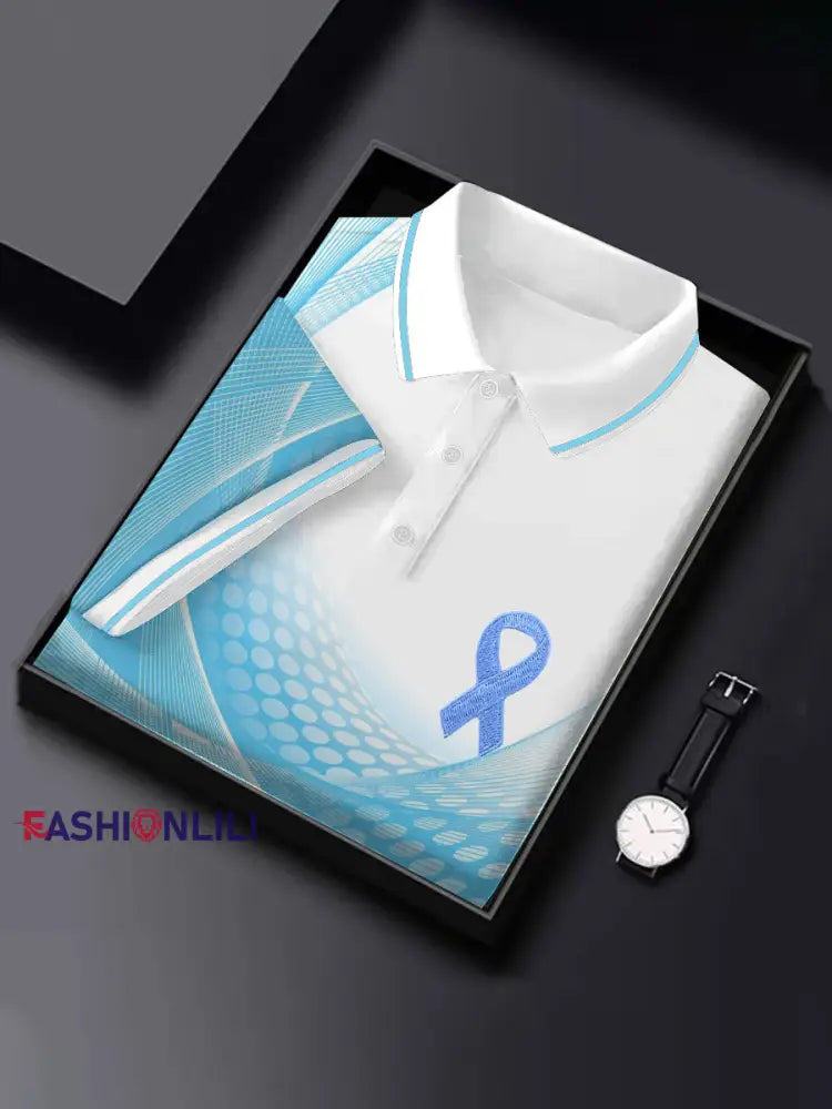 Men’s Prostate Cancer Awareness T Shirt Light Blue / S