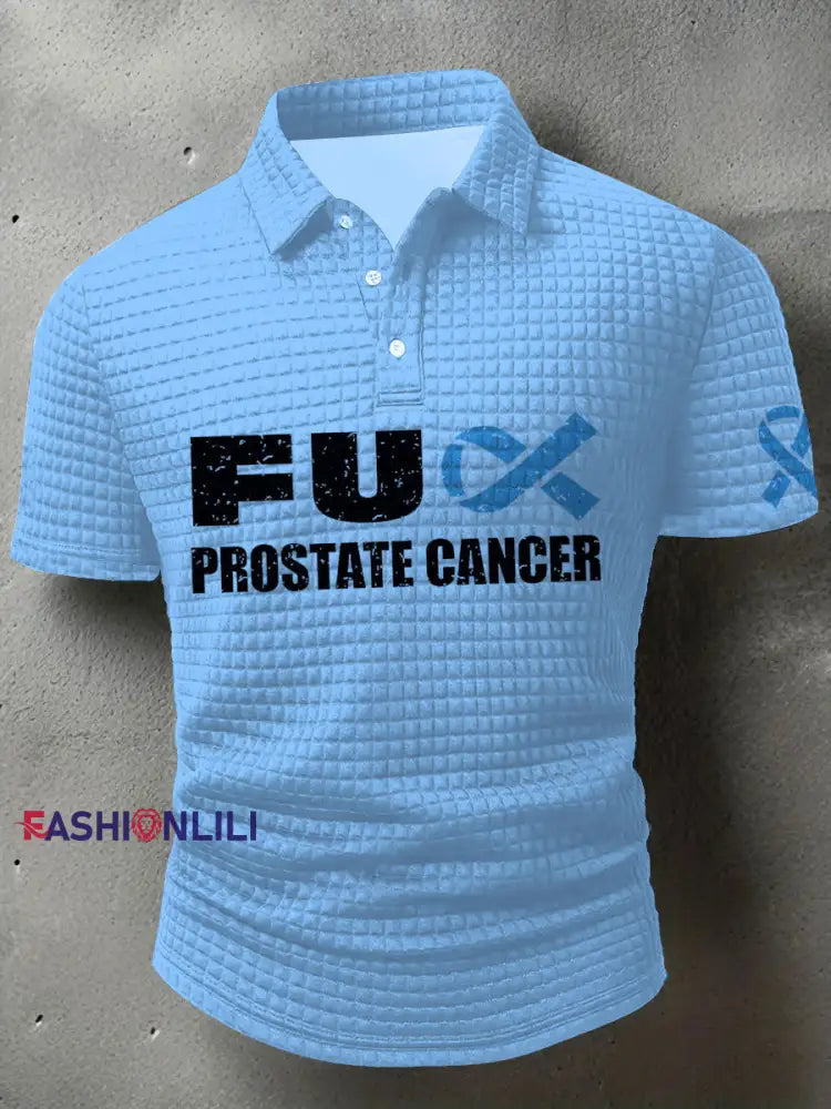 Men’s Prostate Cancer Awareness T Shirt Light Blue / S