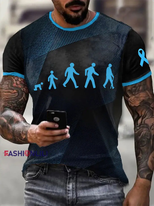 Men’s prostate cancer is the evolution of the male symbol longevity t shirts As picture / S