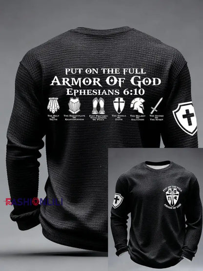 Men’s ’Put on the Full Armor of God’ T-shirts Black / S